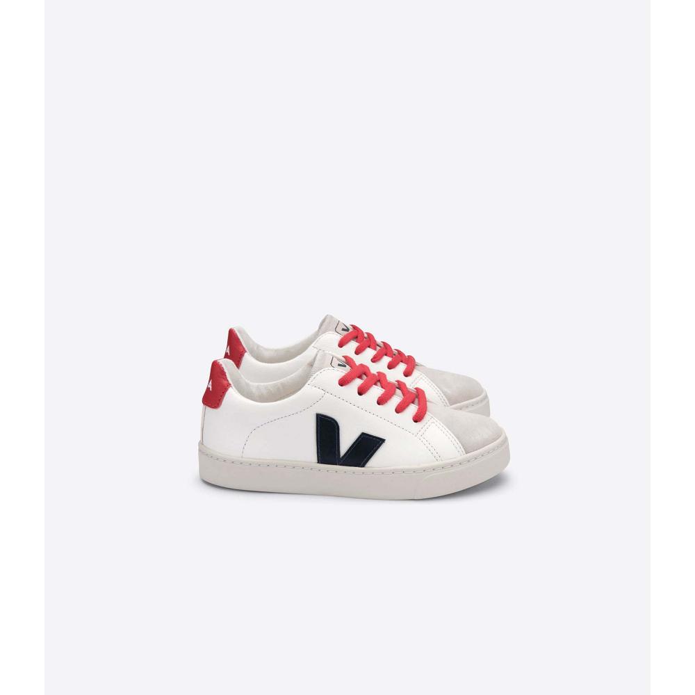 Veja ESPLAR LACES CHROMEFREE Sko Barn White/Black/Red | NO 732OKI